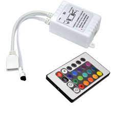 [CONTROLADORA] CONTROLADORA + CONTROL REMOTO p/tira led RGB 3A