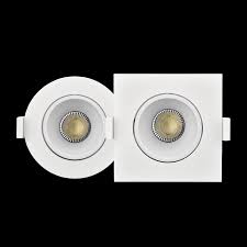 SPOT LED TREFI EMBUTIR ANTIDESLUMBRE CON ARO MOVIL REDONDO 3W CÁLIDO