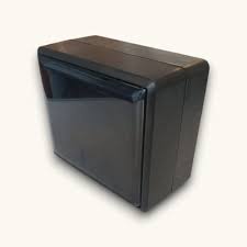Caja ext. TM 8 bocas c/tapa fumé. Sistelectric NERA