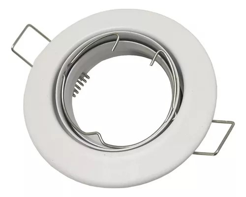 SPOT EMBUTIR DICRO MOVIL BLANCO MACROLED METAL 8cm