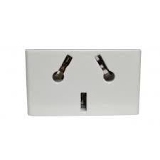 MODULO TOMACORRIENTE BLANCO EXULTT DUNA