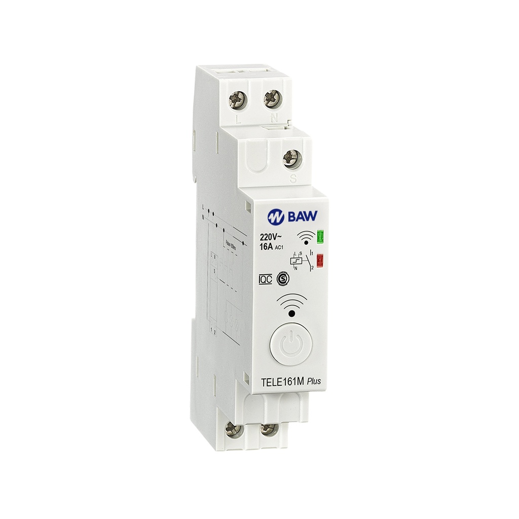 INTERRUPTOR SMART WIFI 1modulo DIN 16A BAW