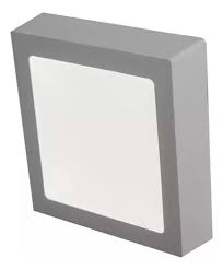 PLAFON LED 6W PLASTICO CUADRADO CALIDO ETHEOS