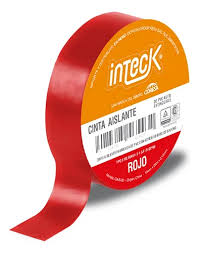 Cinta Aisladora Pvc 20mts Roja