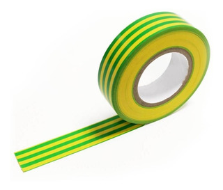 CINTA AISLADORA PVC VERDE/AMARILLA tierra 20MTS